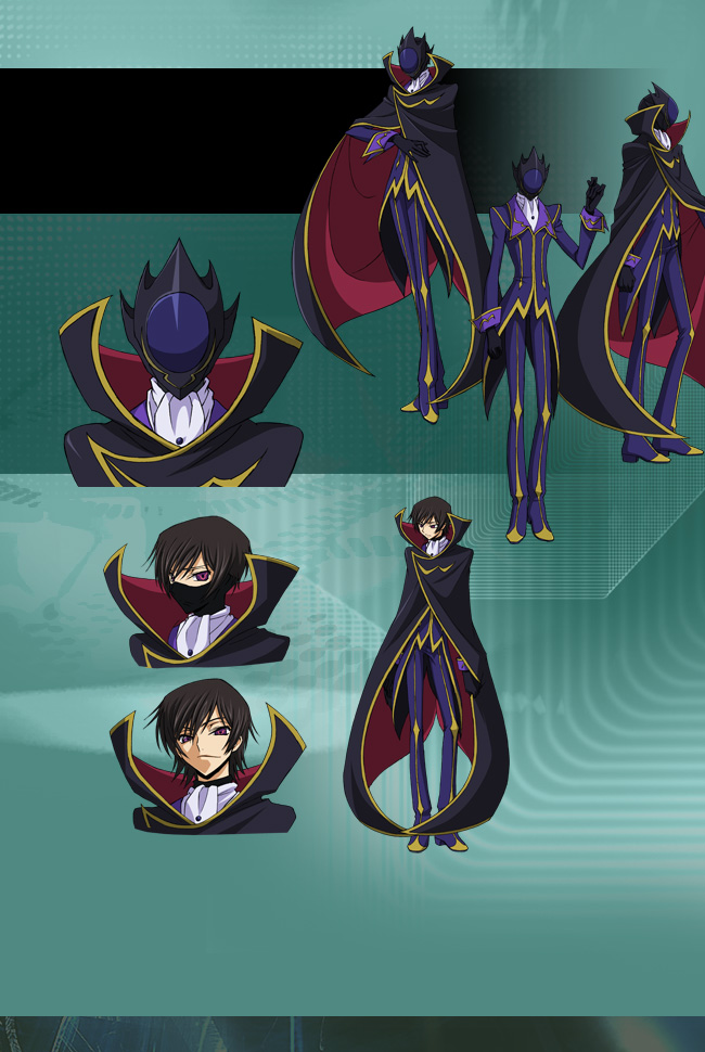 Zero Code Geass Lelouch Of The Rebellion Anime Characters Database