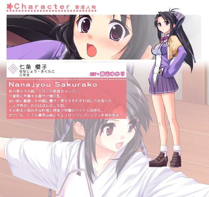 Sakurako Nanajyou Haruharo character