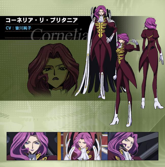 Cornelia Li Britannia Code Geass Lelouch Of The Rebellion Anime